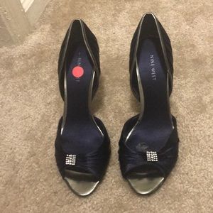 Blue Nine West Heels